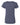 Rear View of Heather Navy Heavy Cotton™ Women’s V-Neck T-Shirt - 5V00L