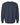 Rear View of Heather Navy Unisex Crewneck Fleece - 3340