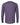 Rear View of Heather Purple Poly-Blend Long Sleeve T-Shirt - 3520