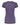 Rear View of Heather Purple Women's Deluxe Blend V-Neck T-Shirt - 3542