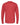 Rear View of Heather Red Poly-Blend Long Sleeve T-Shirt - 3520