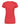 Rear View of Heather Red Women's Deluxe Blend V-Neck T-Shirt - 3542