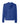Rear View of Heather True Royal Sponge Fleece Full-Zip Hoodie - 3739