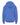 Rear View of Heather True Royal Youth Sponge Fleece Hoodie - 3719Y