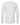 Rear View of Heather White Triblend Long Sleeve T-Shirt - 6071