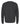 Rear View of Jet Black Heather Unisex Crewneck Fleece - 3340