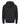 Rear View of Jet Black Heather Unisex Pullover Hoodie - 3320