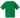 Rear View of Kelly Green Gildan - Youth Ultra Cotton 100% US Cotton T-Shirt. 2000B plain