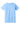 Rear View of Light Blue Gildan Women's Ultra Cotton 100% US Cotton T-Shirt. 2000L plain