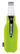 Rear View of Lime Koozie® Zip-Up Bottle Cooler with Opener