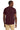 Rear View of Maroon Jerzees Classics Unisex Cotton T-Shirt 363M plain
