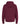 Rear View of Maroon Unisex Pullover Hoodie - 3320