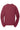 Rear View of Merlot Port & Co Beach Wash Garment-Dyed Crewneck Sweatshirt PC098 plain