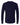 Rear View of Midnight Navy Cotton Long Sleeve T-Shirt - 3601