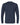 Rear View of Midnight Navy CVC Long Sleeve T-Shirt - 6211