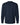 Rear View of Midnight Navy Heavyweight Long Sleeve T-Shirt - 7211