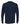 Rear View of Midnight Navy Sueded Long Sleeve T-Shirt - 6411