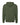 Rear View of Military Green Sponge Fleece Hoodie - 3719