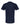 Rear View of Navy Deluxe Blend V-Neck T-Shirt - 3543