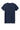 Rear View of Navy Gildan Women's Heavy Cotton 100% Cotton T-Shirt. 5000L plain