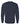 Rear View of Navy Heavy Cotton™ Long Sleeve T-Shirt - 5400