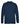 Rear View of Navy Men's Easy Blend™ Long Sleeve Polo - M265L