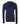 Rear View of Navy Sponge Fleece Full-Zip Hoodie - 3739