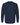 Rear View of Navy Ultra Cotton® Long Sleeve T-Shirt - 2400