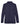 Rear View of Navy Women's CrownLux Performance® Plaited Long Sleeve Polo - DG20LW
