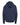 Rear View of Navy Youth Sponge Fleece Full-Zip Hoodie - 3739Y