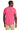 Rear View of NeonPink Jerzees Classics Unisex Cotton T-Shirt 363M plain