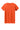 Rear View of Orange Gildan Women's Heavy Cotton 100% Cotton T-Shirt. 5000L plain