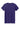 Rear View of Purple Gildan Women's Heavy Cotton 100% Cotton T-Shirt. 5000L plain