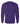 Rear View of Purple Heavy Cotton™ Long Sleeve T-Shirt - 5400