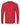 Rear View of Red CVC Long Sleeve T-Shirt - 6211