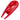 Rear View of Red Divot Tool with Ball Marker plain