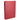 Rear View of Red FSC® Mix Pedova™ Zippered UltraHyde Padfolio plain
