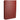 Rear View of Red FSC® Mix Pedova™ Zippered UltraHyde Padfolio plain