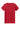 Rear View of Red Gildan Women's Heavy Cotton 100% Cotton T-Shirt. 5000L plain