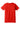 Rear View of Red Gildan Women's Ultra Cotton 100% US Cotton T-Shirt. 2000L plain