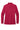 Rear View of Red Port Authority Women's Silk Touch Long Sleeve Polo. L500LS plain