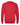 Rear View of Red Sponge Fleece Raglan Crewneck Sweatshirt - 3901