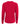 Rear View of Red Women's Cotton Relaxed Long Sleeve T-Shirt - 3911