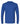 Rear View of Royal CVC Long Sleeve T-Shirt - 6211