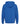 Rear View of Royal Unisex Zipper Fleece Hoodie - 3331