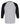 Rear View of Sport Grey/ Black Raglan Three-Quarter Sleeve Baseball T-Shirt - 5540