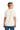 Rear View of SwtCrmHthr Jerzees Classics Youth Cotton T-Shirt 363Y plain