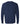 Rear View of True Navy Garment-Dyed Heavyweight Long Sleeve T-Shirt - 6014