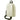 Rear View of White Barton Recycled Sling Backpack