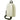 Rear View of White Barton Recycled Sling Backpack